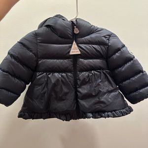 Navy Blue Moncler Coat
